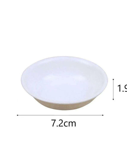 40-Piece Durable Plastic Sauce and Condiment Dish Set - Versatile Dipping Bowls