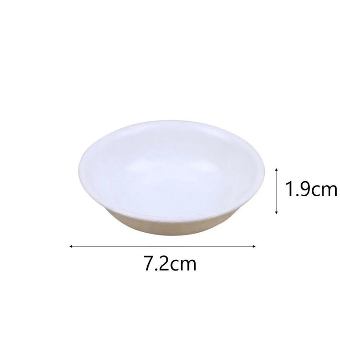 40-Piece Durable Plastic Sauce and Condiment Dish Set - Versatile Dipping Bowls