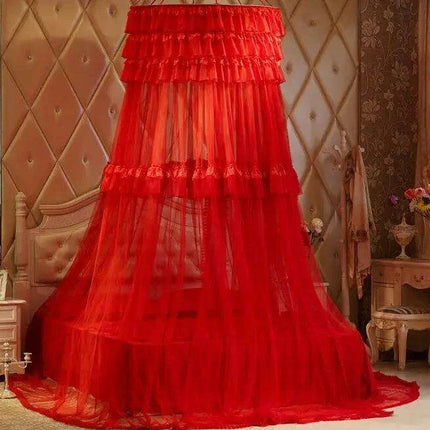 Whimsical Lace Dream Canopy for Queen and King Size Beds