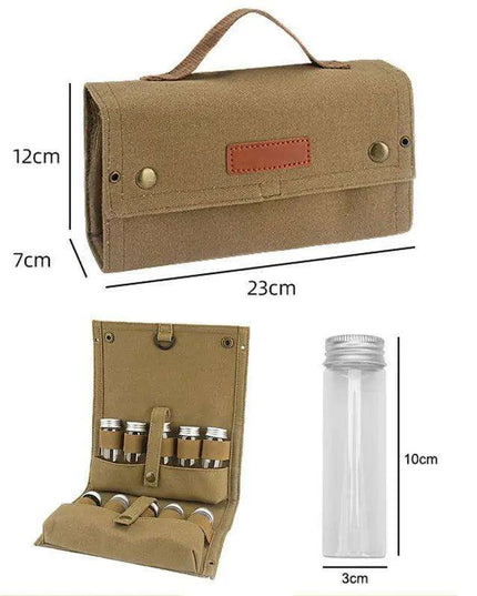 Ultimate Spice Storage Bag for Outdoor Cooking and BBQ Adventures