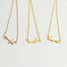 Customizable 18K Gold Plated Arabic Name Necklace in 925 Sterling Silver