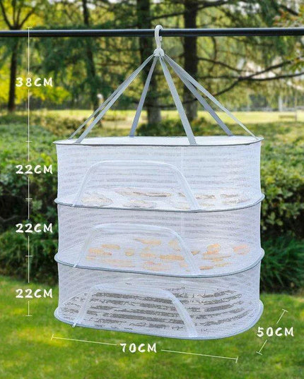 Collapsible Mesh Drying Net for Garments, Produce, and Beyond
