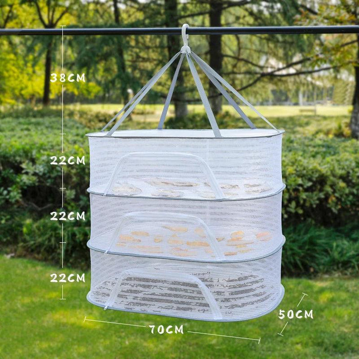 Mesh Drying Rack: Foldable Net for Clothes, Produce, and More