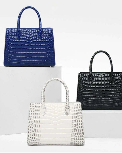 Exquisite Crocodile Leather Tote - A Statement of Sophistication