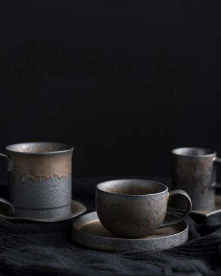 Vintage Japanese-Style Ceramic Tumbler: A Rustic Touch for Every Sip