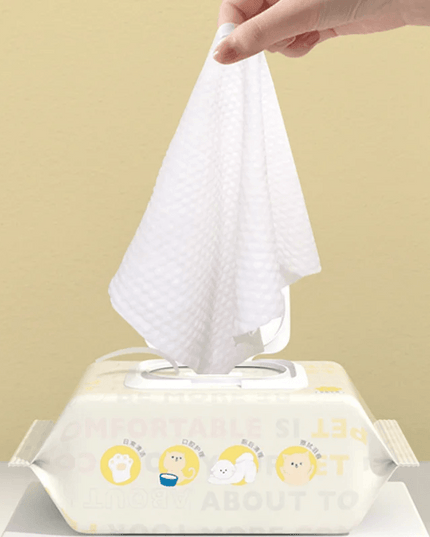 Pet Dental Care & Hygiene Wipes for Dogs and Cats - 80 Count