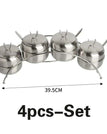 4pcs-Set Silvery