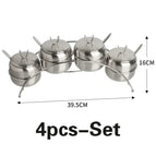 4pcs-Set Silvery