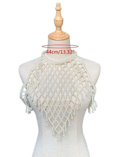 Pearl Elegance Choker and Body Chain Set