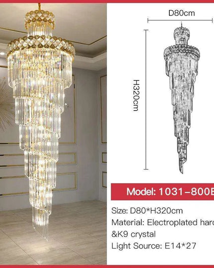 Opulent Crystal Chandelier - Chic Lighting Solution