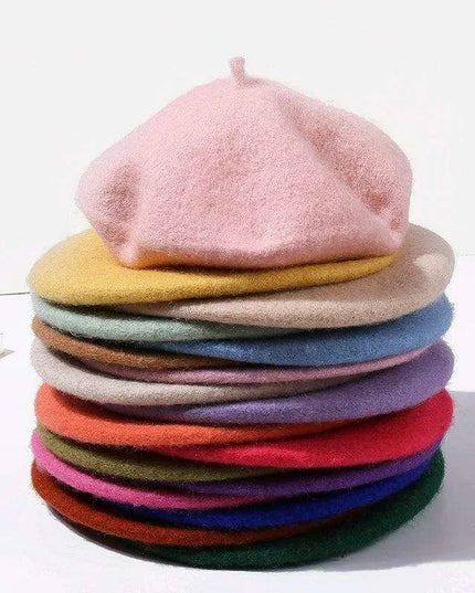 Chic French Wool Beret - A Touch of Timeless Elegance