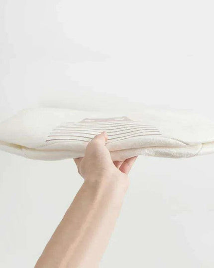 Chic Eco-Friendly Ivory Felt Organizer Basket - Stylish Home Storage Solution