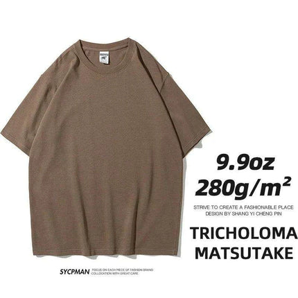 Sypcman Premium Custom Oversized Heavyweight Cotton Tee for Men - 9.9oz Streetwear Must-Have