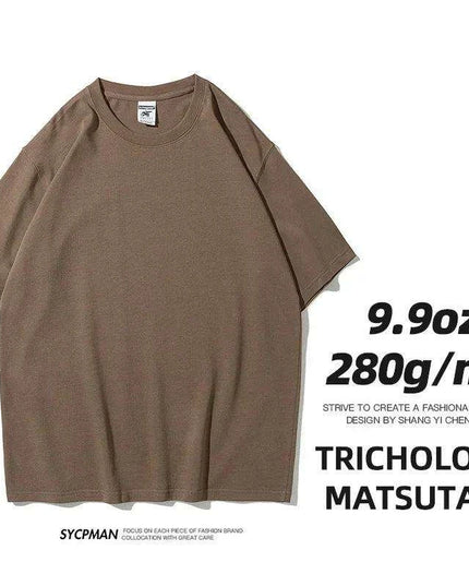Sypcman Premium Custom Oversized Heavyweight Cotton Tee for Men - 9.9oz Streetwear Must-Have