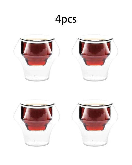 Elegant Double Wall Glass Coffee Set for a Luxurious Brewing Experience