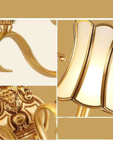 Elegant Brass LED Wall Sconce - Modern Lighting for Home and Hospitality Spaces