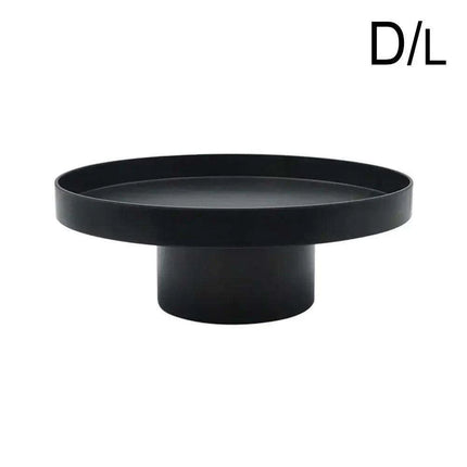 Nordic Elegance Round ABS Tray for Desserts and Home Styling