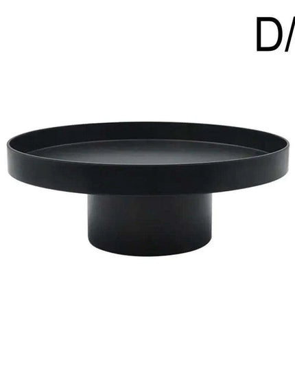 Nordic Elegance Round ABS Tray for Desserts and Home Styling