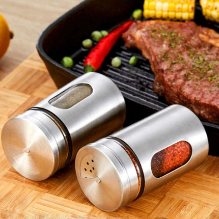 Seasoning on the Go: Portable Glass Salt Shaker for Instant Flavor Boost