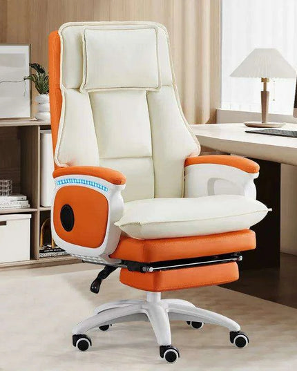 Luxurious Ergonomic Leather Executive Chair - Experience Unmatched Comfort for Long Hours