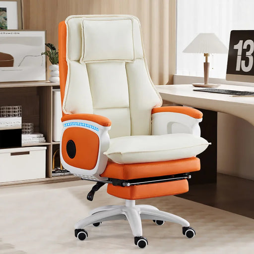 Ergonomic Leather Executive Office Chair by Aoliviya - Modern Design for Comfortable Long Hours