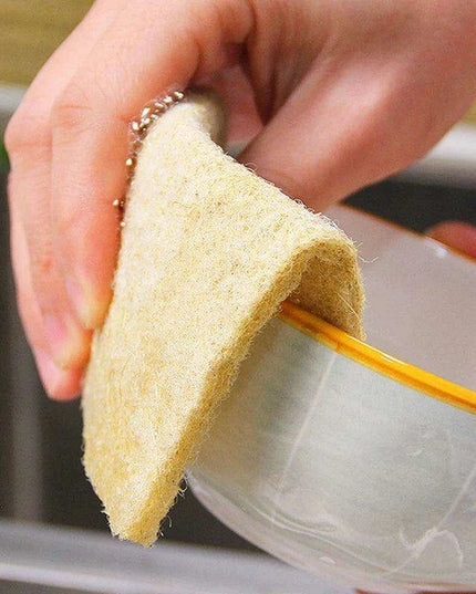 Sustainable Sisal Microfiber Kitchen Cleaning Sponges - Available in Sets of 5, 10, or 20