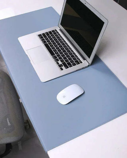 Ergonomic Leather Mousepad with Elbow and Wrist Support for Enhanced Desk Comfort