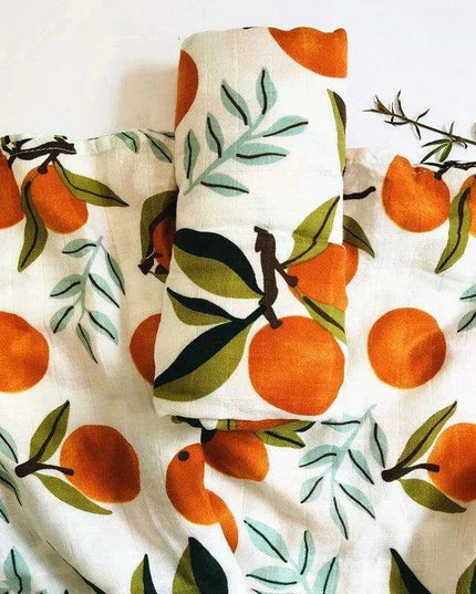 Luxuriously Soft Organic Bamboo Cotton Swaddle Blanket for Infants