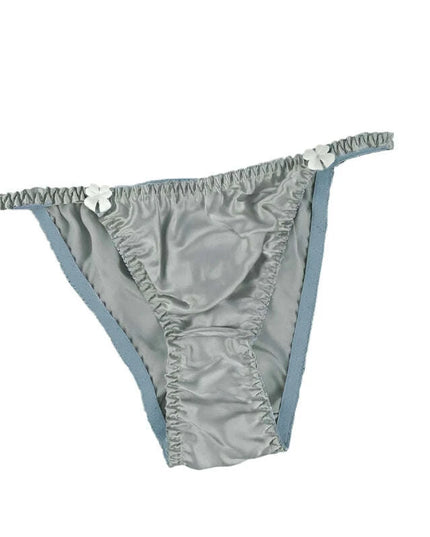 Silk Flower Print Low Waist Breathable Panties for Women in M-2XL, 6 Vibrant Colors