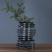 Sophisticated Geometric Crystal Glass Vase Set for Stylish Floral Arrangements