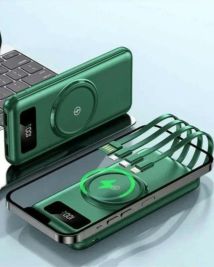 Ultra-High Capacity 200000 mAh Wireless Charger with Rapid Charging and LED Indicator - Your Ultimate Power Companion