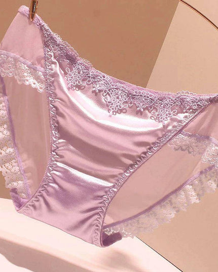 Luxe Seamless Lace Low Rise Women's Briefs - Comfort Meets Elegance