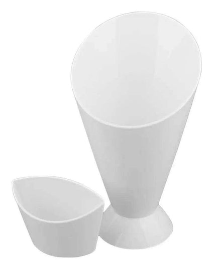 Elegant Dual Snack Cone Presentation Set for Gourmet Delights