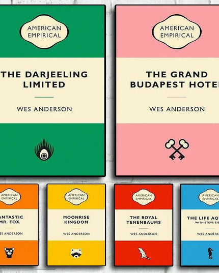 Wes Anderson's The Grand Budapest Hotel Retro Canvas Artwork - Charming Wall Decor