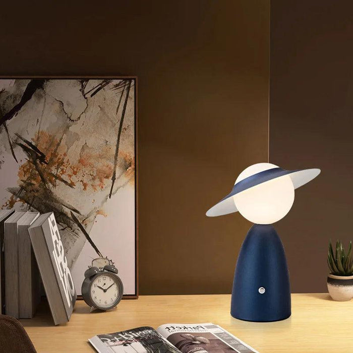 Swordsman Rechargeable Touch Dimming Desk Lamp - Modern Elegance for Home and Office