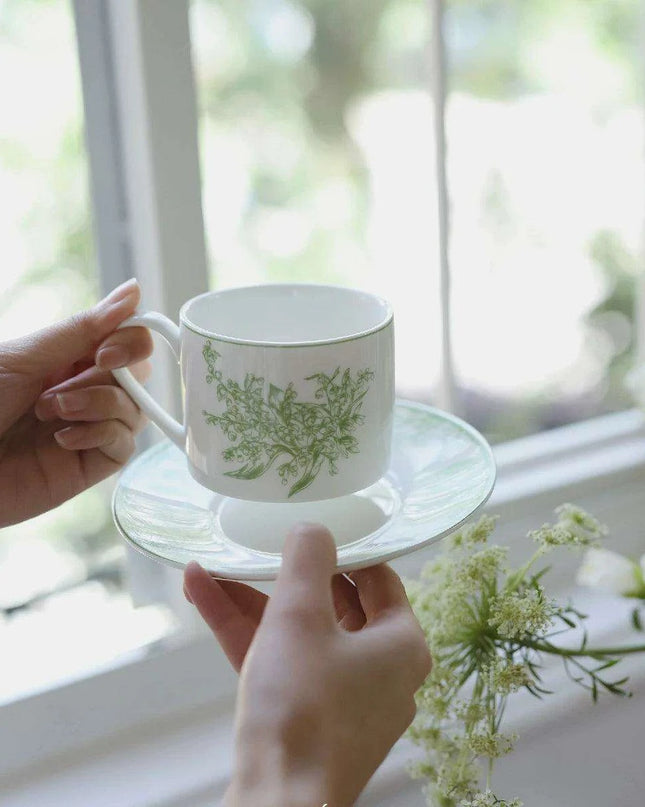 Elegant Lily of the Valley Porcelain Dining Set