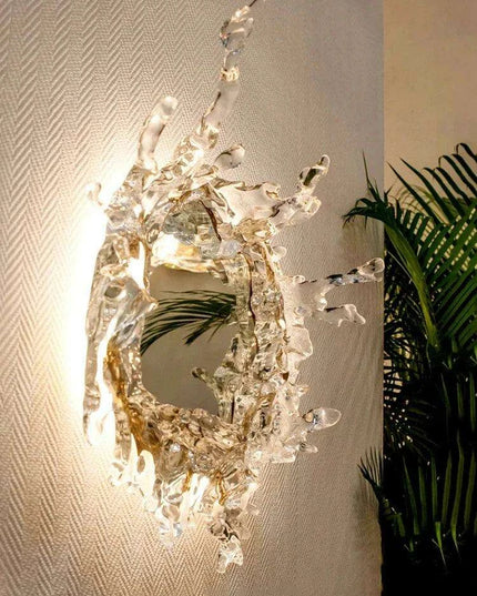 Elegant Glass Wall Sconce: A Stylish Addition to Contemporary Home Decor