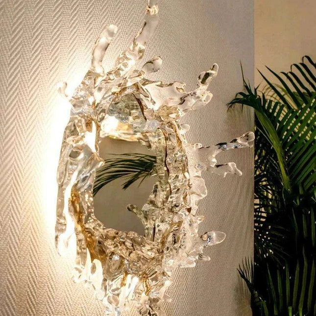 Elegant Glass Wall Sconce: A Stylish Addition to Contemporary Home Decor