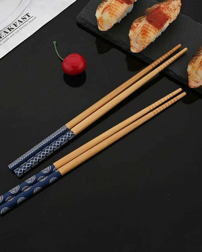Eco-Conscious Bamboo Chopsticks Set for Authentic Asian Cuisine