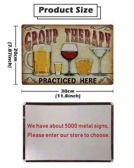 Vintage Elegance Metal Wall Art for Home and Office Spaces