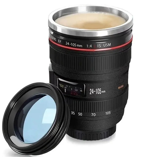 400ml Camera Lens Coffee Mug for Traveling Photographers and Home Enthusiasts