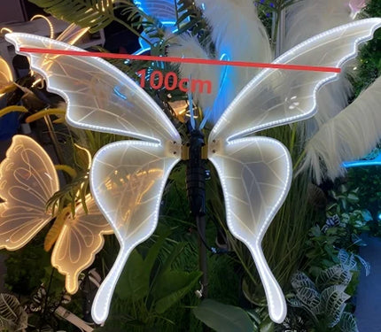 My Name LED Outdoor Decorative Butterfly - Vibrating Wings, 2/4 Pcs