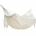 Boho Style Brazilian Macrame Fringed Deluxe Double Hammock - Premium Relaxation Experience