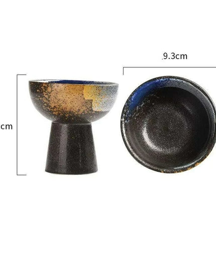 Elegant Blue and White Porcelain Dessert and Snack Bowl