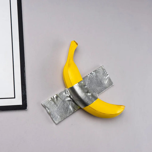 Resin Banana Sculpture Wall Art – Handmade Contemporary Home Décor