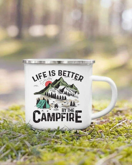 Nature's Adventure Enamel Mug: The Essential Companion for Outdoor Lovers