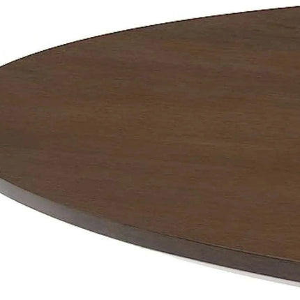 Chic Walnut Round Dining Table from SAFAVIEH Home Couture Collection