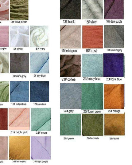 Luxe 3-Piece Washed Linen Bedding Set with 2 Pillowcases for Farmhouse Elegance