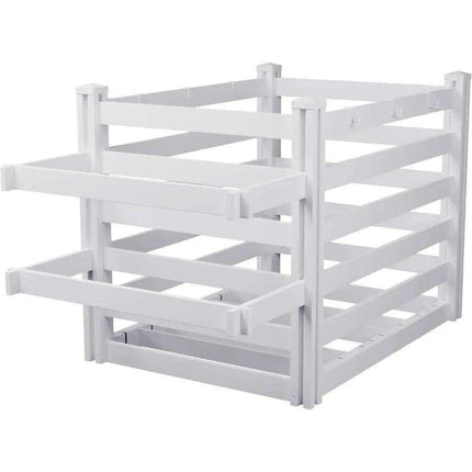 Poolside Storage Chest with Basket Compartments