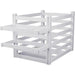 Stylish Waterproof Poolside Storage Chest with Basket Compartments - 36” W X 64“ L X 38” H - Sturdy Deck Box for Optimal Pool Organization